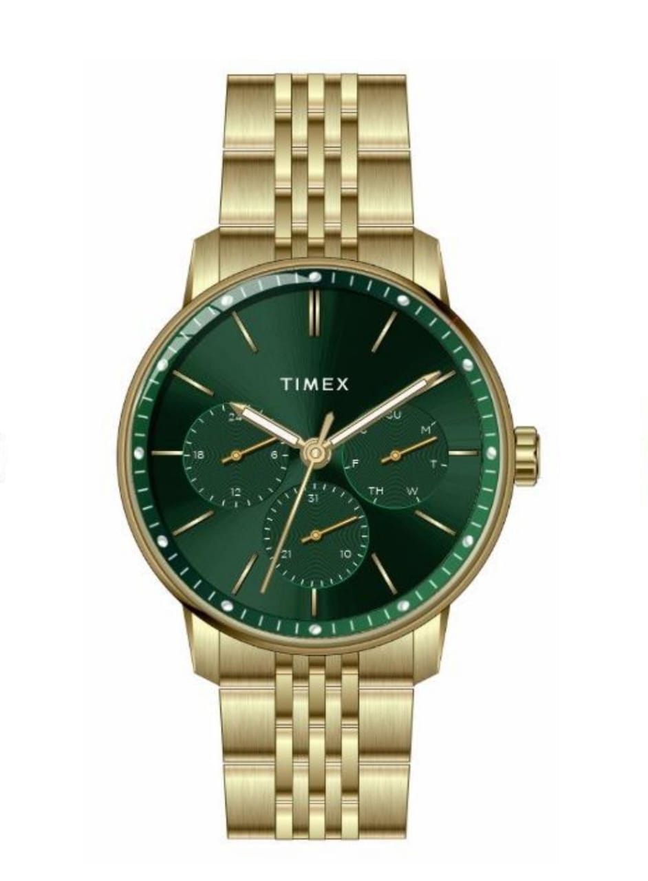 Timex Men Green Dial Analog Watch - TWEG25407 - KRISHNA WATCH COMPANY