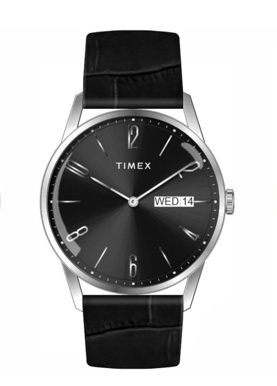 Timex Men Black Dial Analog Watch - TWEG25507 - KRISHNA WATCH COMPANY