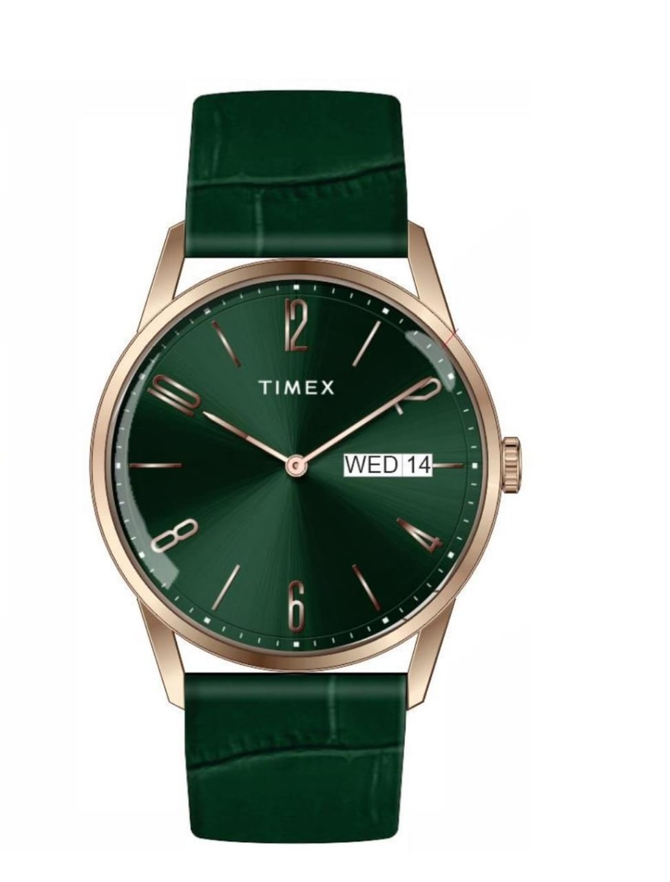 Timex Men Green Dial Analog Watch - TWEG25509 - KRISHNA WATCH COMPANY