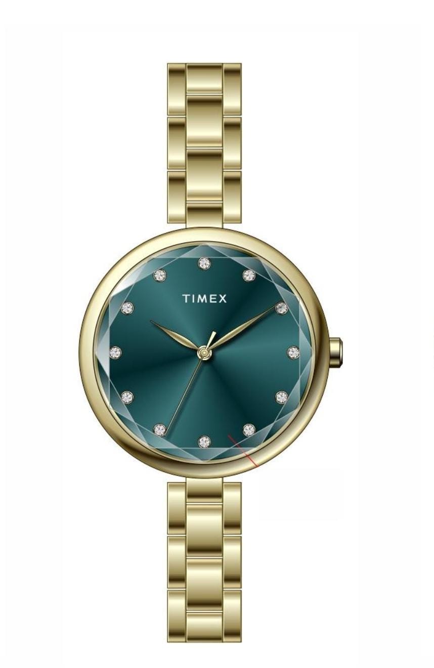 Timex Women green Dial Analog Watch - TWEL21701 - KRISHNA WATCH COMPANY