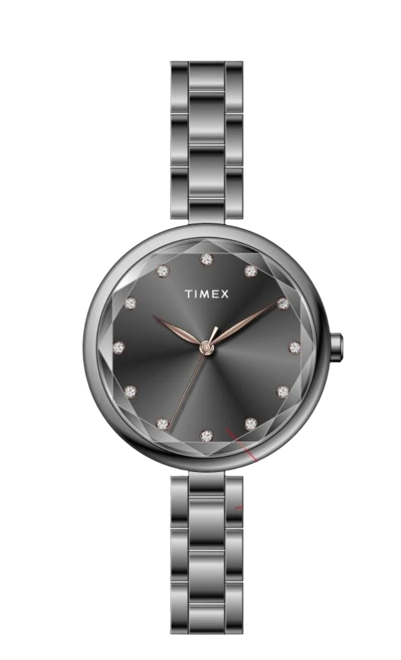 Timex Women Grey Dial Analog Watch - TWEL21703 - KRISHNA WATCH COMPANY