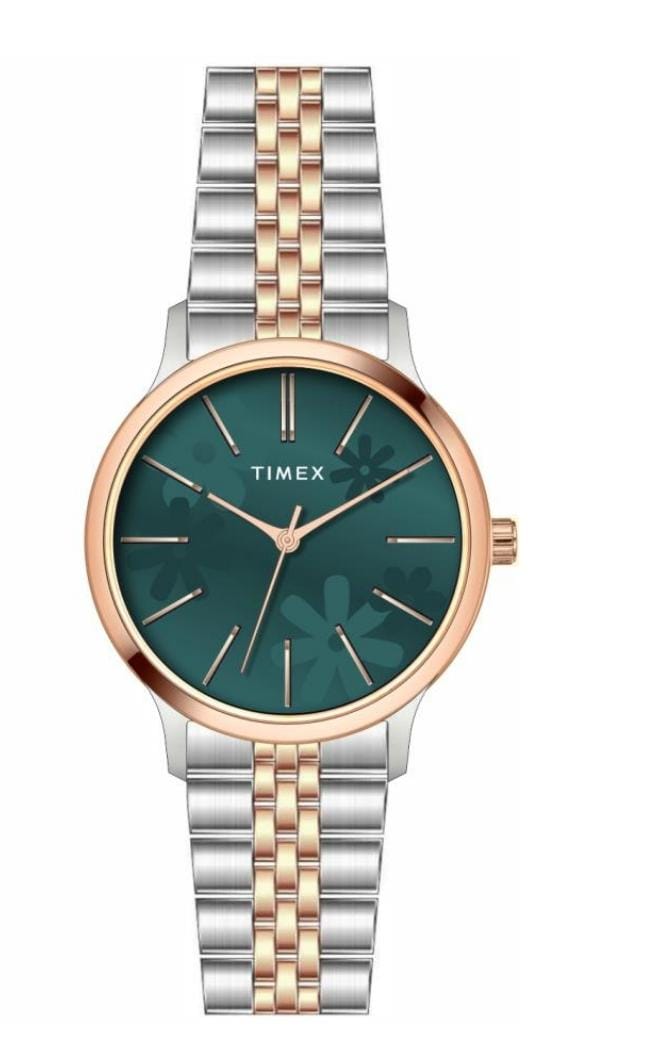 Timex Women Teal Dial Analog Watch - TWTL12315 - KRISHNA WATCH COMPANY