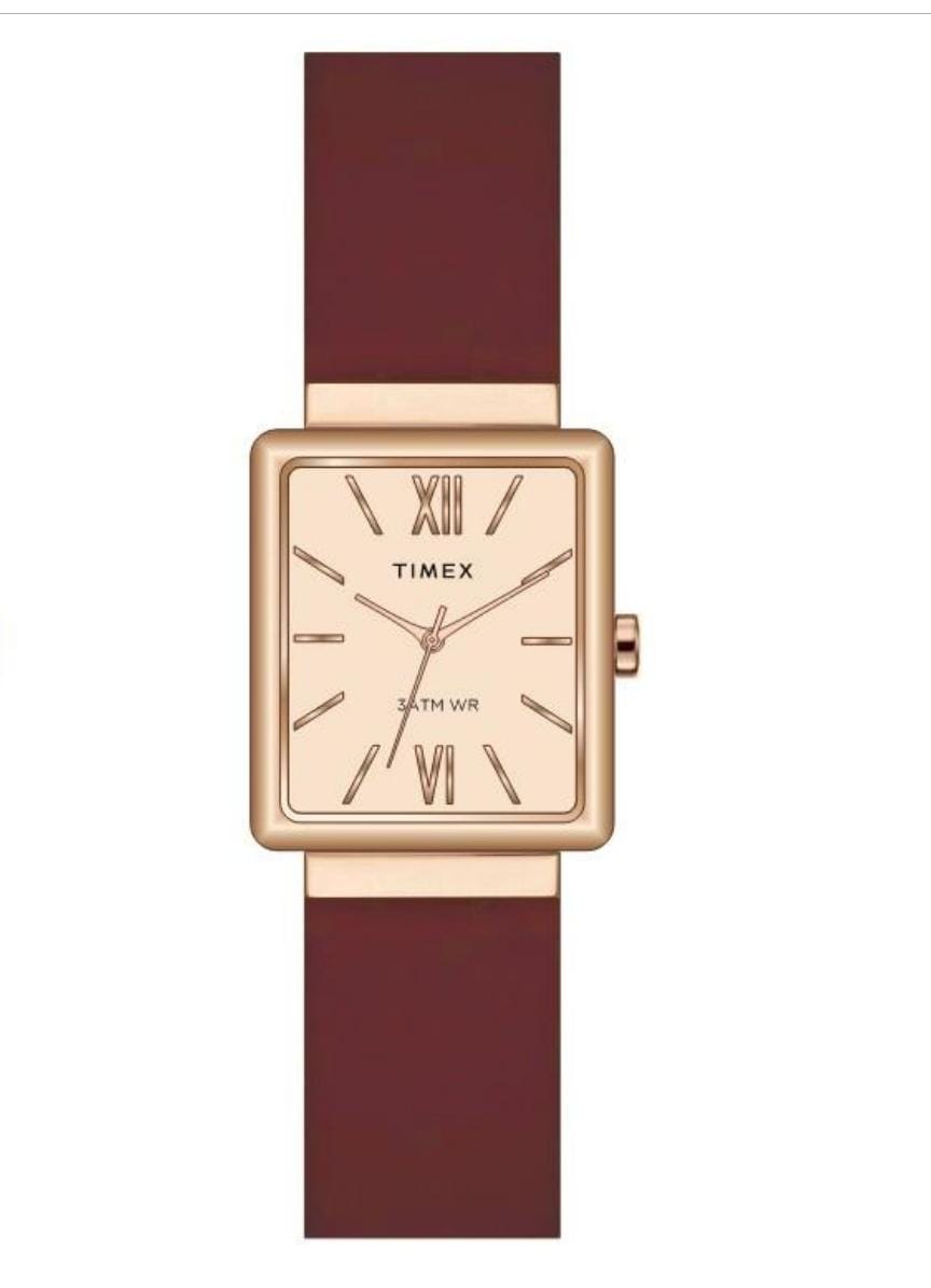 Timex Women Rose Gold Dial Analog Watch - TWEL20708 - KRISHNA WATCH COMPANY