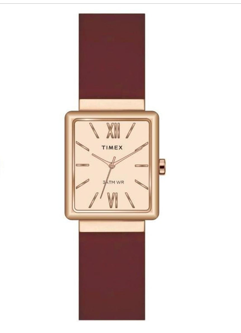 Timex Women Rose Gold Dial Analog Watch - TWEL20708