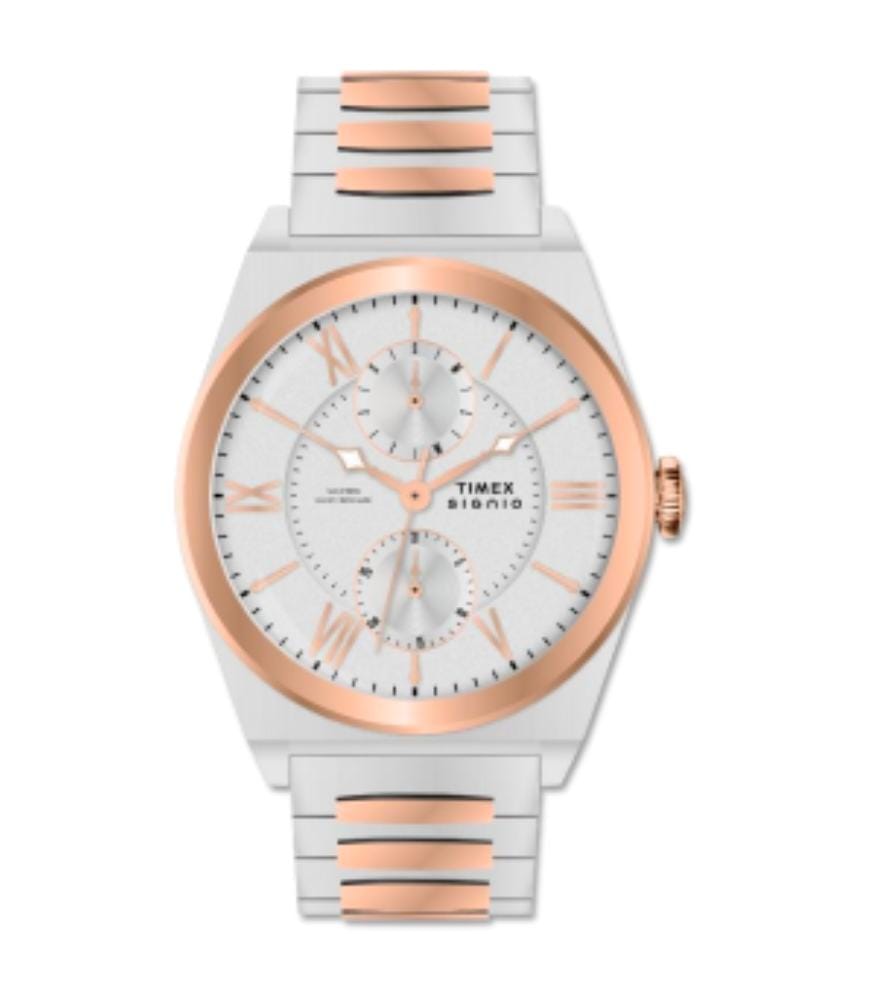Timex Signio Eclipse Silver Dial Watch TWEG34500 - KRISHNA WATCH COMPANY