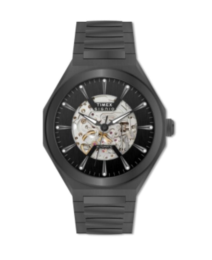 Timex Signio Stratos Black Dial Watch TWEG33902 - KRISHNA WATCH COMPANY