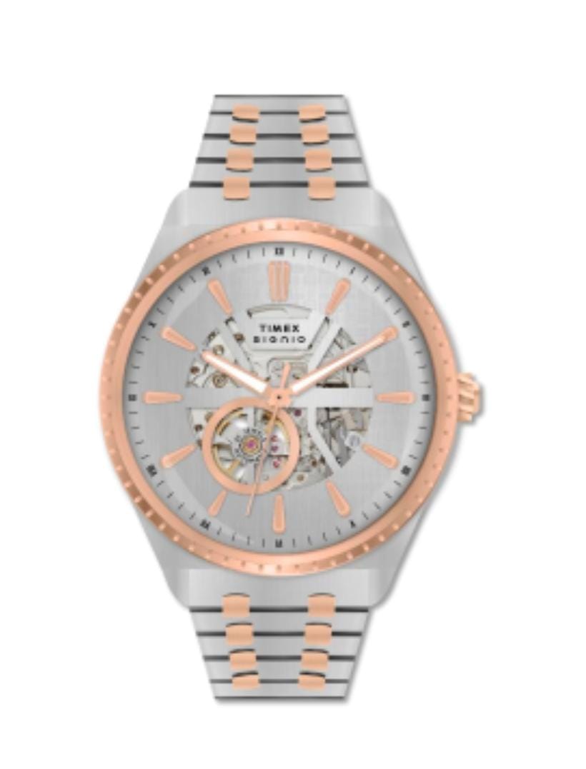 Timex Signio Axium Two Tone Dial Watch TWEG34000 - KRISHNA WATCH COMPANY