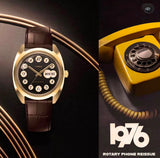 Timex 1976 Rotary Phone Dial Reissue 37mm Leather Strap Watch – TW2Y82100UJ