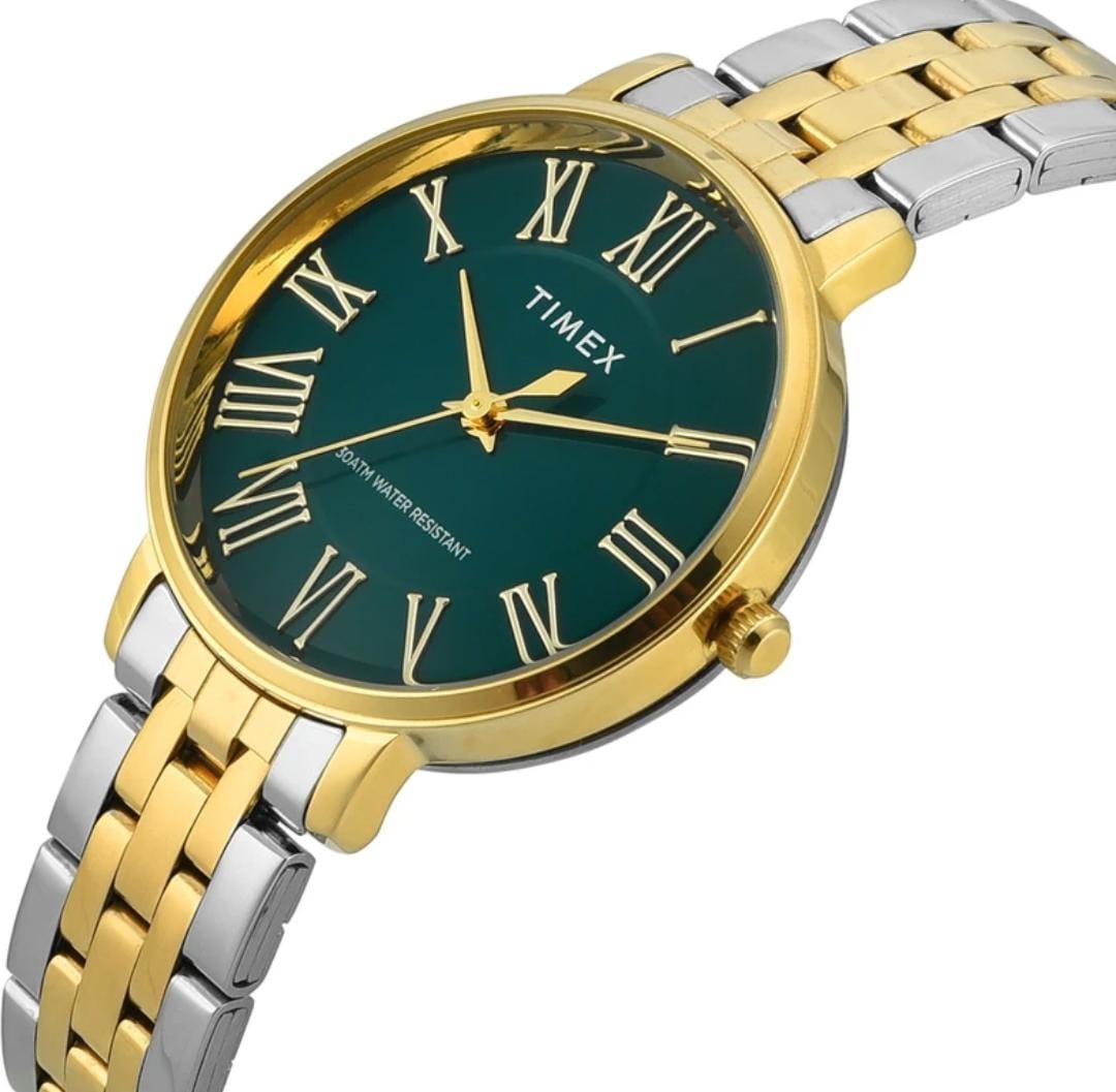 Timex Green Dial with Roman Numbers Women's Astrological Watch - TWEL19107