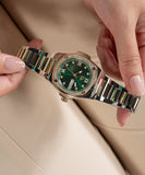 Gc Coussin Shape Lady Green Coussin Dial Analog Women Watch Y98010L9MF - KRISHNA WATCH COMPANY