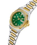 Gc Coussin Shape Lady Green Coussin Dial Analog Women Watch Y98010L9MF - KRISHNA WATCH COMPANY