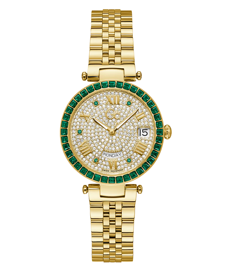GC Women's White Analog Stainless Steel Watch Z01013L1MF - KRISHNA WATCH COMPANY