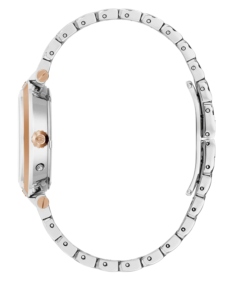 GC Women's White Multi-Function Stainless Steel Watch Z21006L1MF - KRISHNA WATCH COMPANY