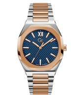 Gc Men's Blue Analog Stainless Steel Watch Z26001G7MF