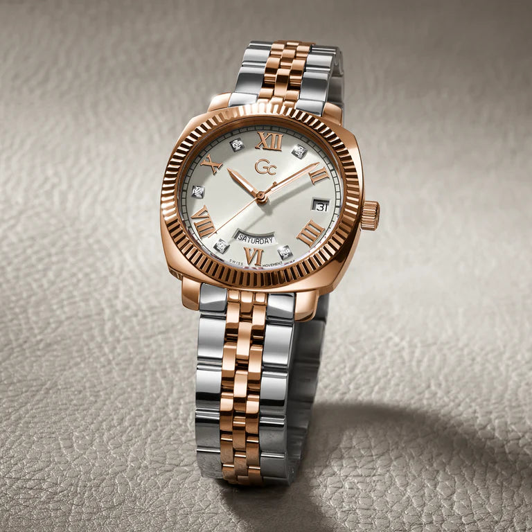 Gc Flair Coussin Lady Analog Watch for Women Z44003L1MF - KRISHNA WATCH COMPANY
