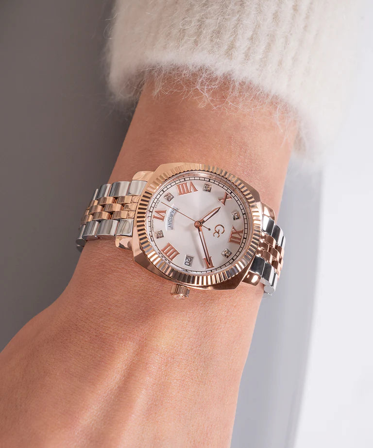 Gc Flair Coussin Lady Analog Watch for Women Z44003L1MF - KRISHNA WATCH COMPANY