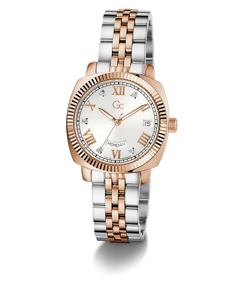 Gc Flair Coussin Lady Analog Watch for Women Z44003L1MF - KRISHNA WATCH COMPANY