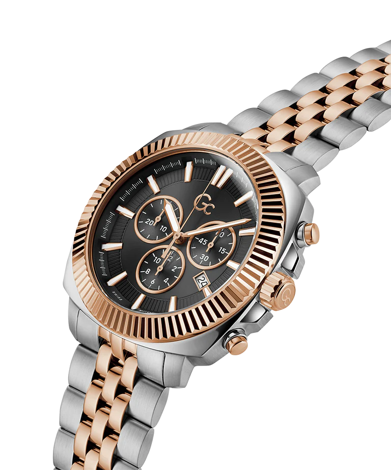 Gc Flair Coussin Chronograph Watch for Men Z46001G2MF - KRISHNA WATCH COMPANY