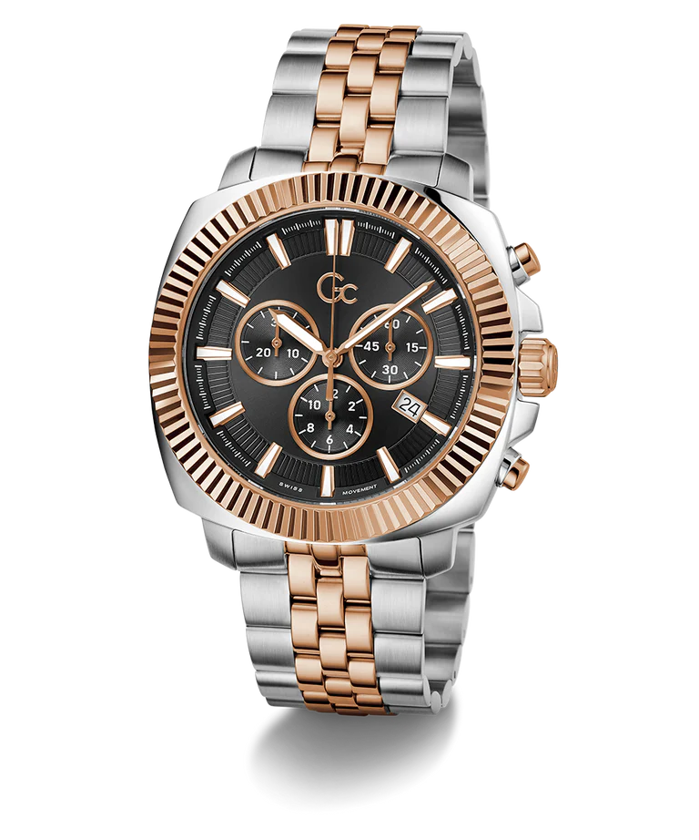 Gc Flair Coussin Chronograph Watch for Men Z46001G2MF - KRISHNA WATCH COMPANY