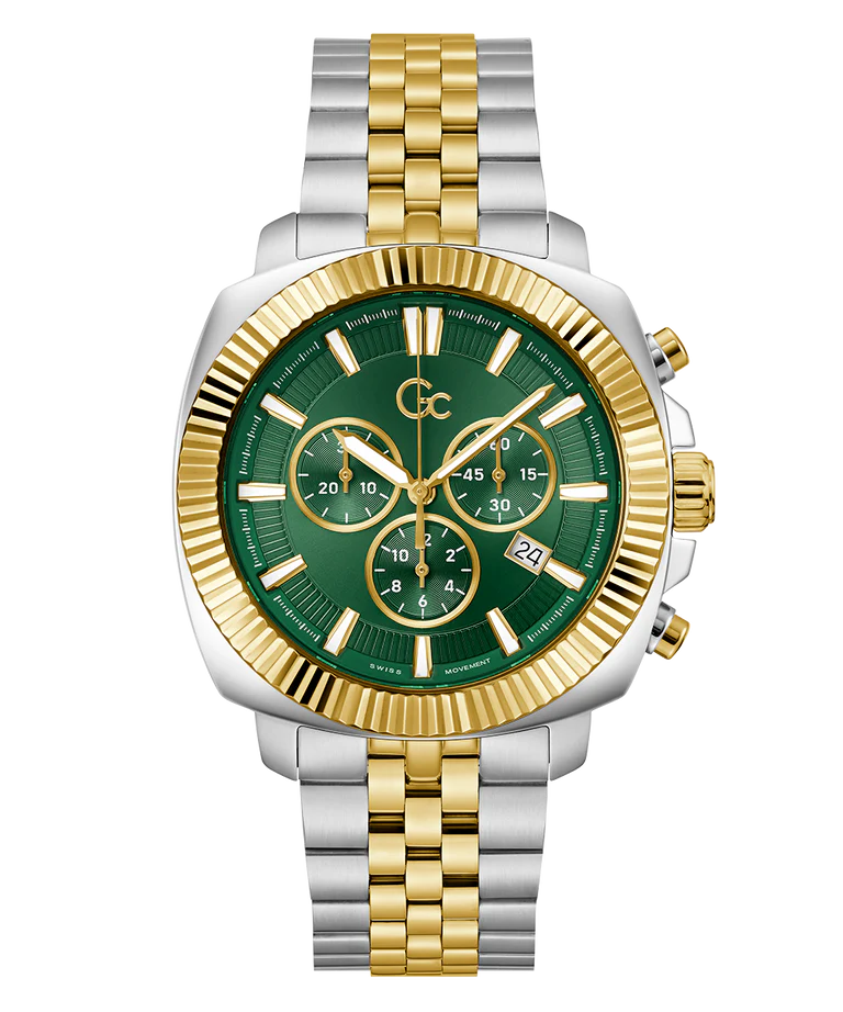 Gc Flair Coussin Chronograph Watch for Men Z46002G9MF - KRISHNA WATCH COMPANY