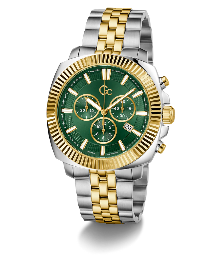 Gc Flair Coussin Chronograph Watch for Men Z46002G9MF - KRISHNA WATCH COMPANY