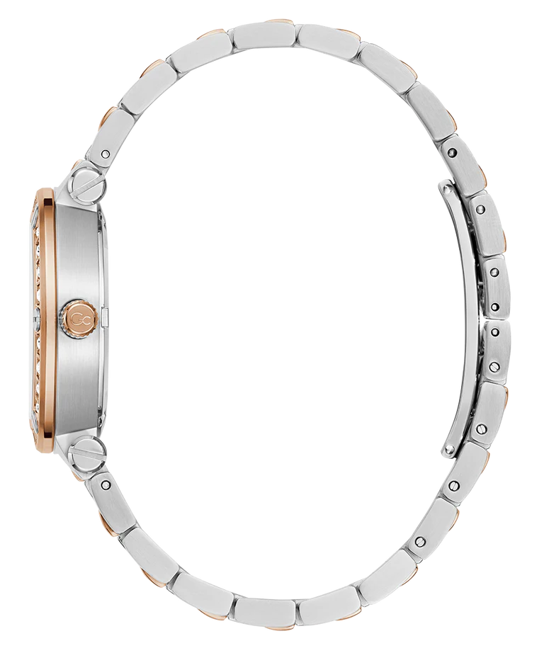 Gc COLLECTION Aura Women White Round Dial Analog Watch - Z49001L1MF - KRISHNA WATCH COMPANY