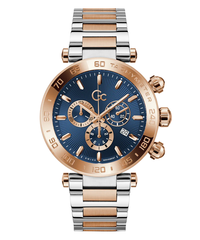 GC Men Dial & Stainless Steel Straps Analogue Watch Z50002G7MF - KRISHNA WATCH COMPANY