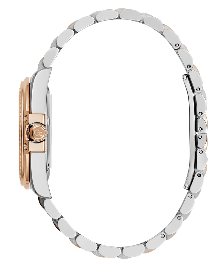 Gc Bolt Lady White Round Dial Analog Women Watch - Z53001L1 - KRISHNA WATCH COMPANY
