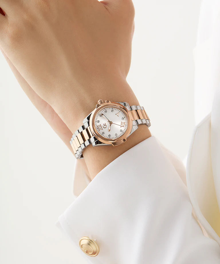 Gc Bolt Lady Mini Small Size Metal Women Watch - Z58001L1 - KRISHNA WATCH COMPANY