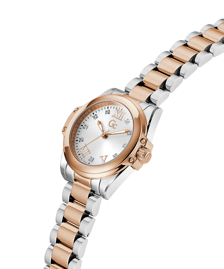 Gc Bolt Lady Mini Small Size Metal Women Watch - Z58001L1 - KRISHNA WATCH COMPANY