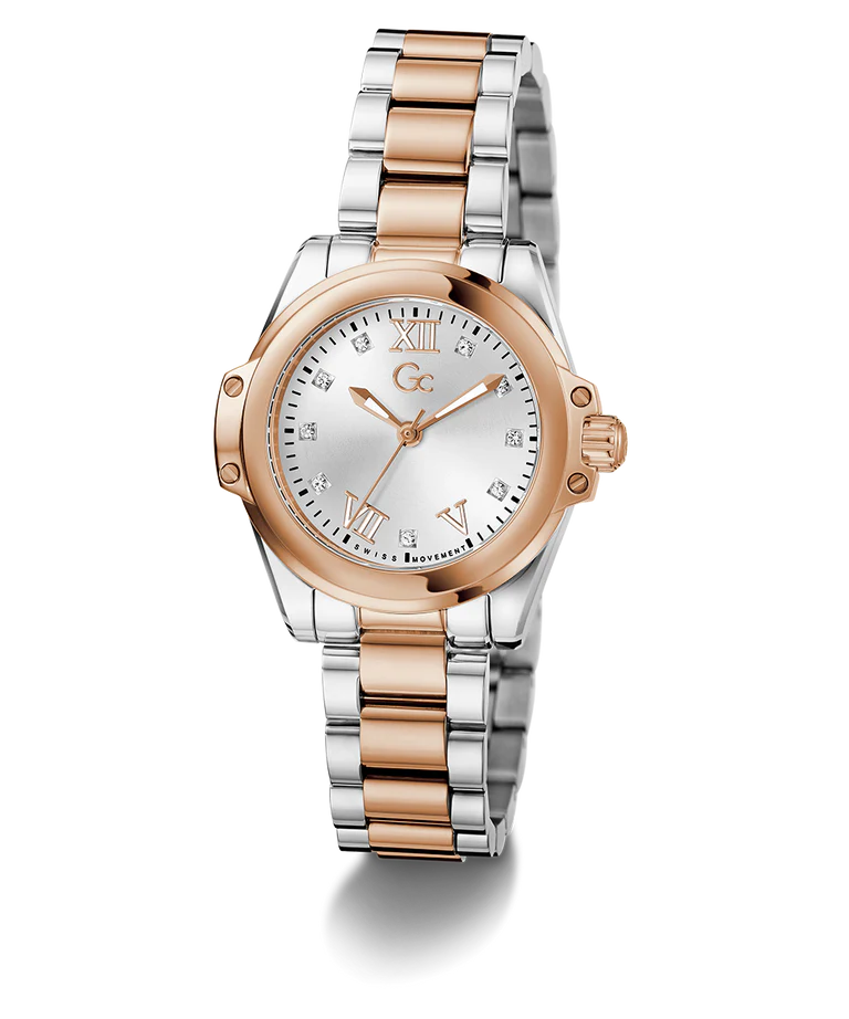 Gc Bolt Lady Mini Small Size Metal Women Watch - Z58001L1 - KRISHNA WATCH COMPANY