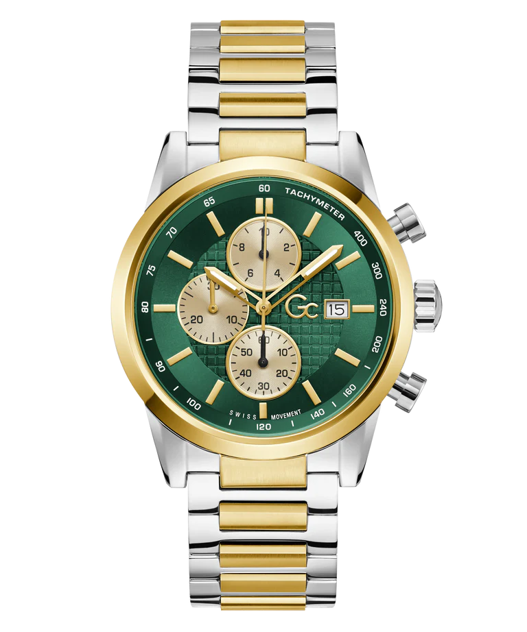 GC Gallant Green Round Dial Analog Mens Watch - Z61002G9 - KRISHNA WATCH COMPANY