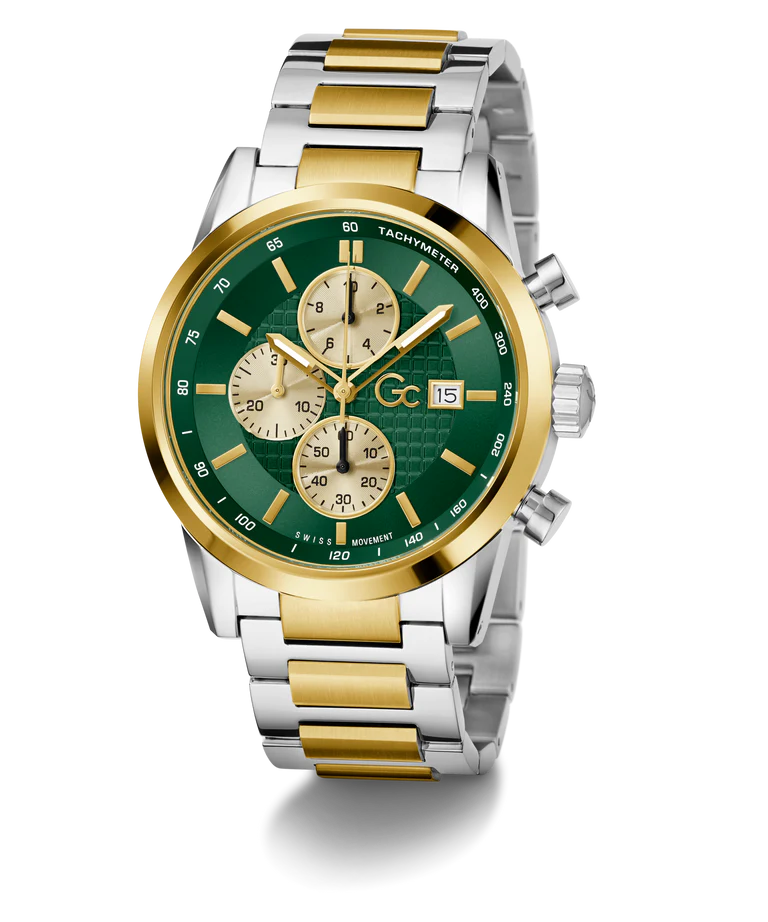 GC Gallant Green Round Dial Analog Mens Watch - Z61002G9 - KRISHNA WATCH COMPANY