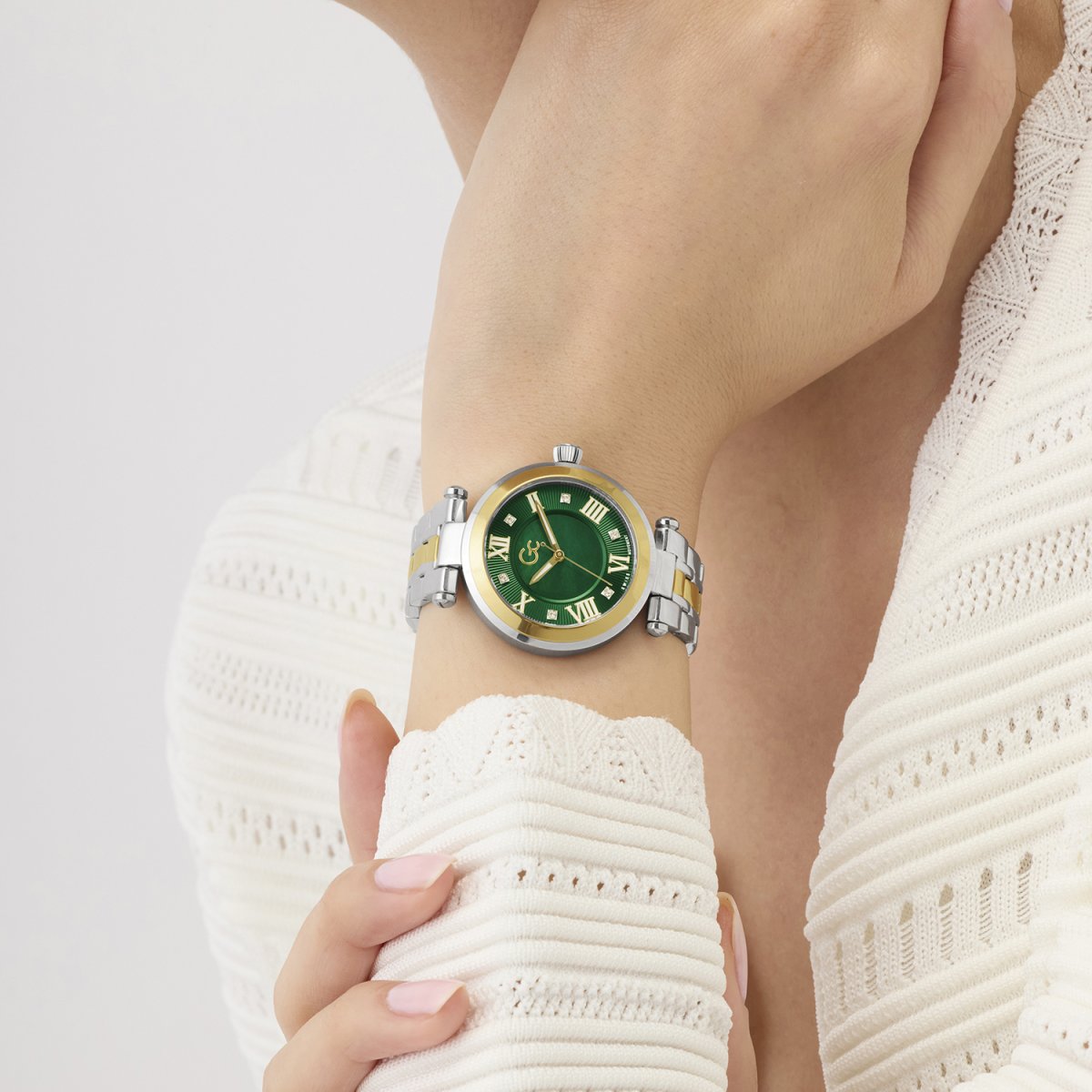 Gc Sportchic Women Quartz Green Dial Analog Watch Z63004L9 - KRISHNA WATCH COMPANY