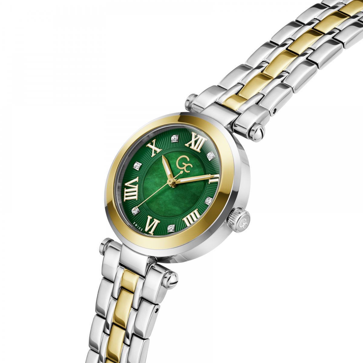 Gc Sportchic Women Quartz Green Dial Analog Watch Z63004L9 - KRISHNA WATCH COMPANY