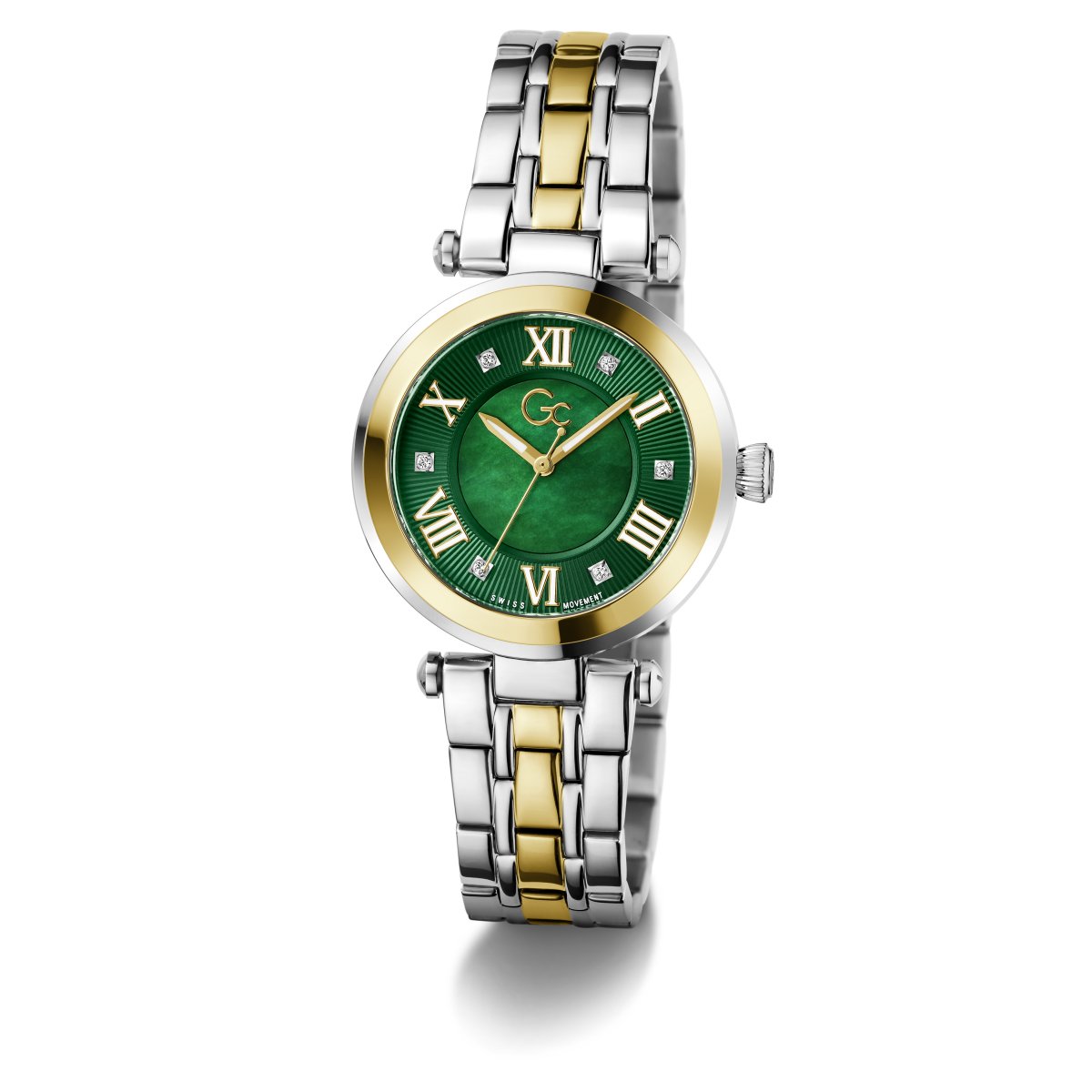 Gc Sportchic Women Quartz Green Dial Analog Watch Z63004L9 - KRISHNA WATCH COMPANY