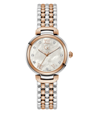 Gc White Round Dial Analog Women's Watch - Z64001L1