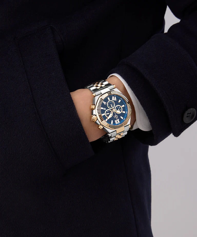 Gc Blue Round Dial Analog Men's Watch - Z66002G7 - KRISHNA WATCH COMPANY