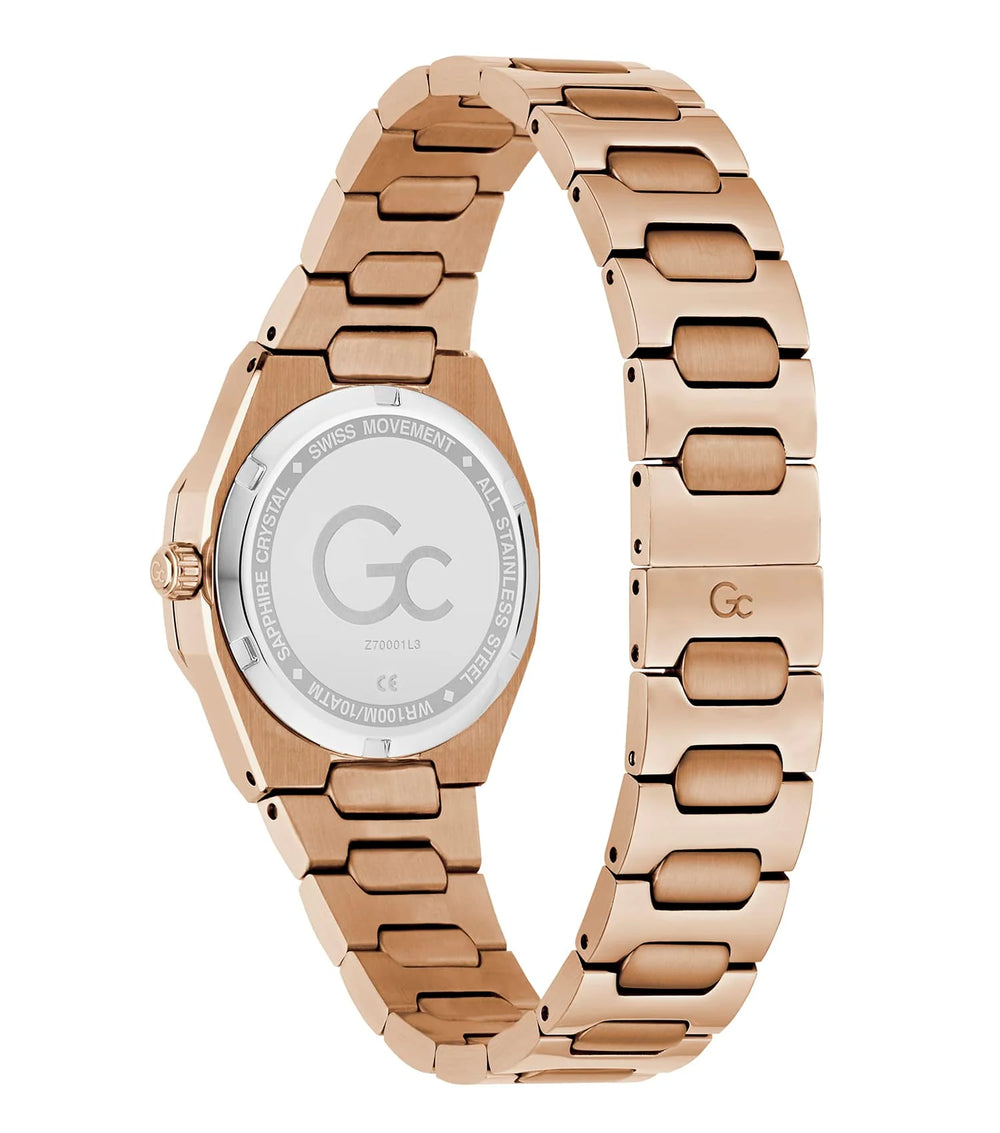Gc Dress Women Quartz Champagne Dial Watch Z70001L3 - KRISHNA WATCH COMPANY