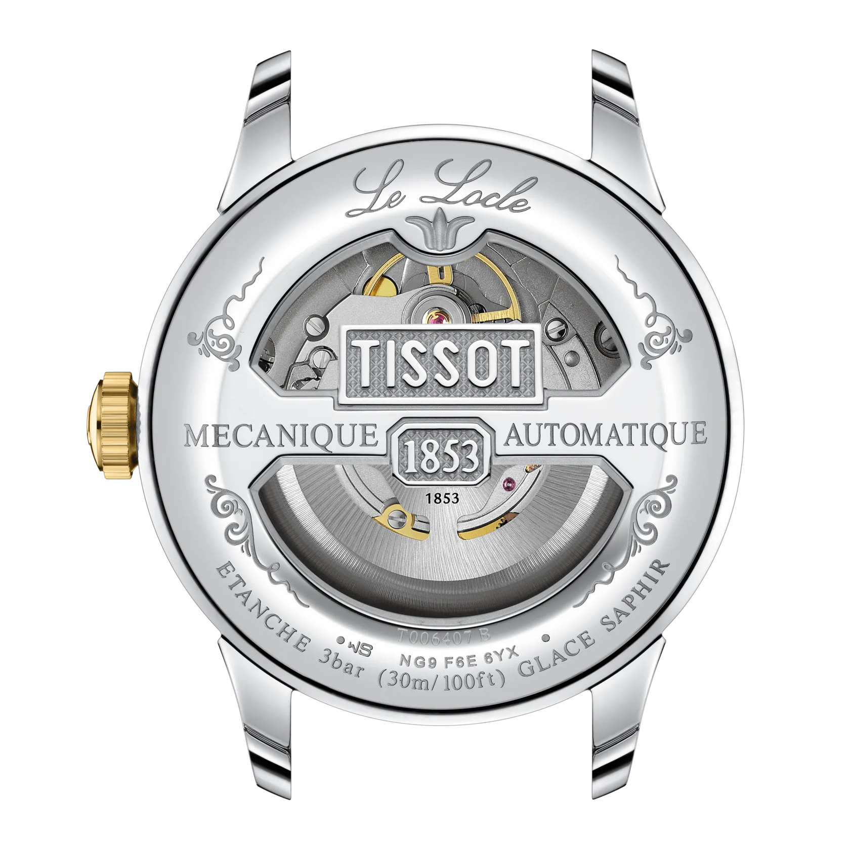 Tissot Le Locle Swiss Automatic Men 39.3 mm - T0064072209300 - KRISHNA WATCH COMPANY