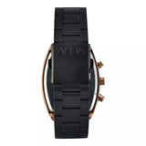 ALBA Black & Gold Rectangular Dial Chronograph Watch AM3992X1