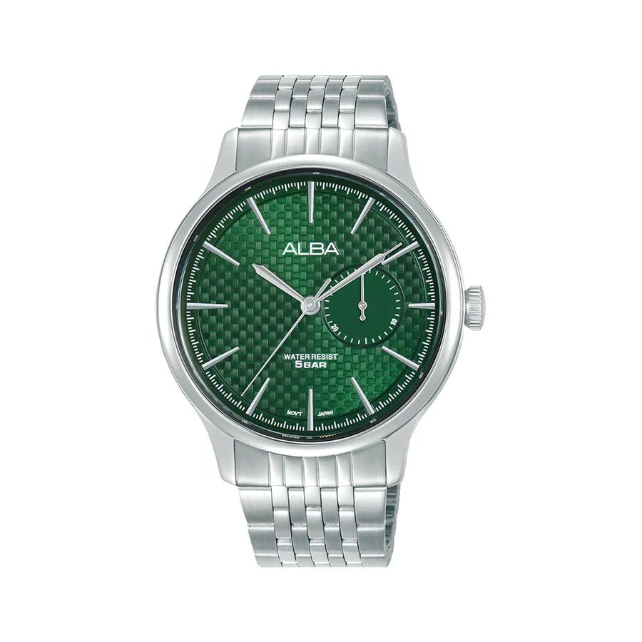 ALBA Matrix Time Green Carbon Pattern Watch A5B001X1