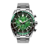 ALBA Green Dial Chronograph Watch - AX7007X1