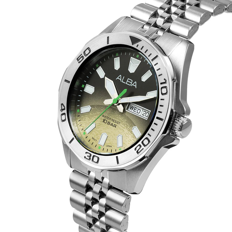 ALBA Planet Saturn Inspired Dial Watch AV3585X1 - KRISHNA WATCH COMPANY
