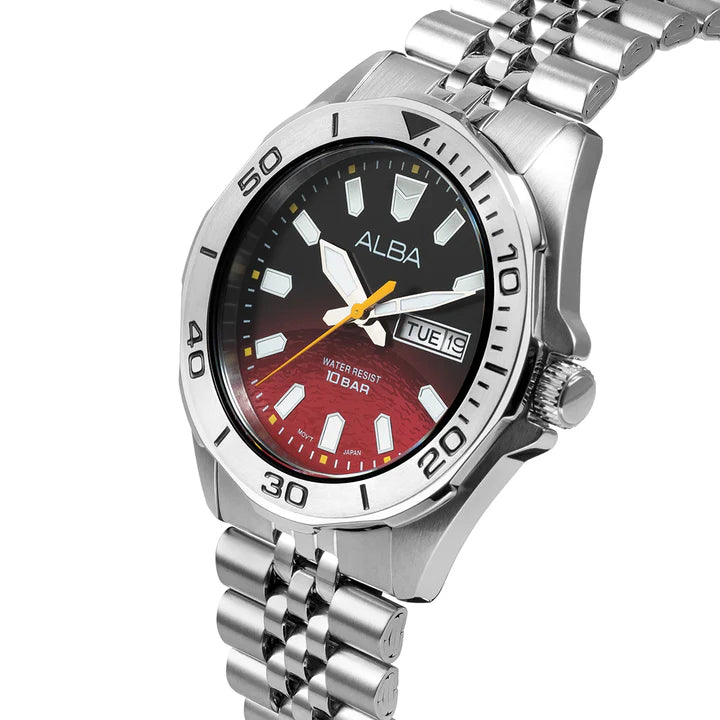 ALBA Planet Mars Inspired Dial Watch AV3581X1 - KRISHNA WATCH COMPANY