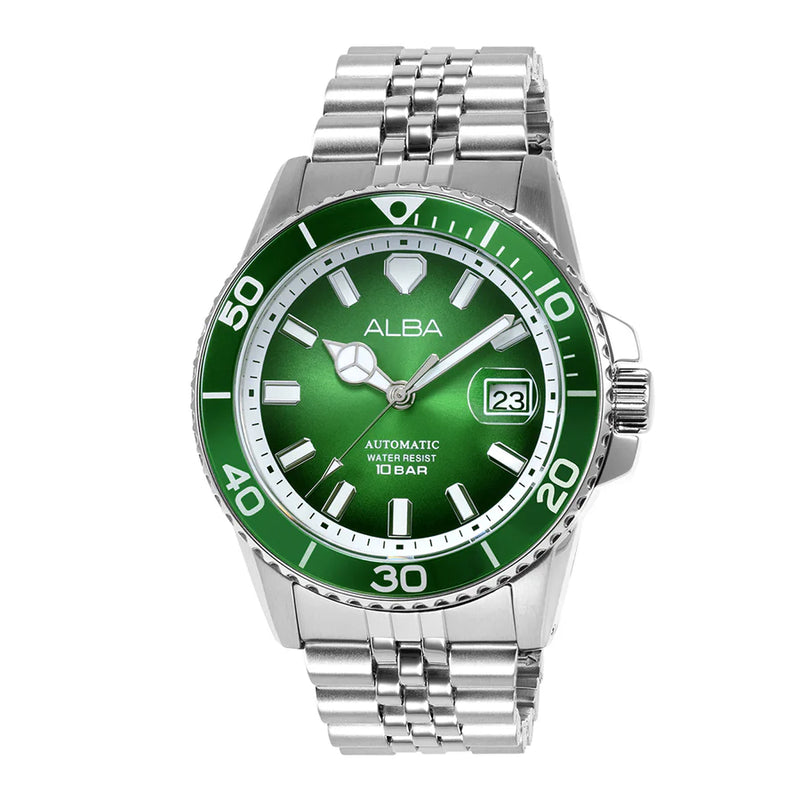 ALBA Forest Green Dial Automatic Watch AU4053X1