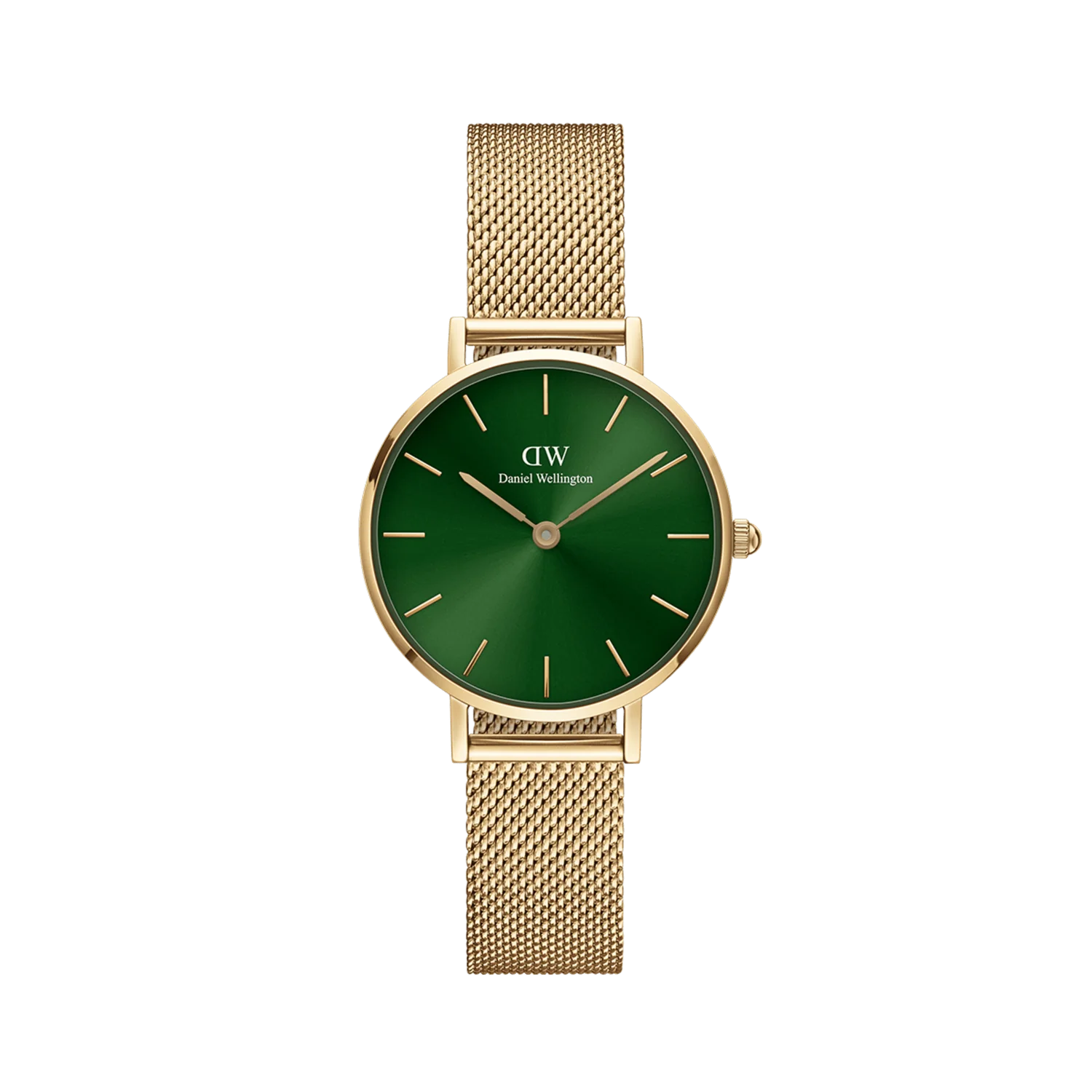 Daniel Wellington Petite Women Green Round Dial Analog Watch - DW00100480K - KRISHNA WATCH COMPANY
