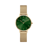 Daniel Wellington Petite Women Green Round Dial Analog Watch - DW00100480K