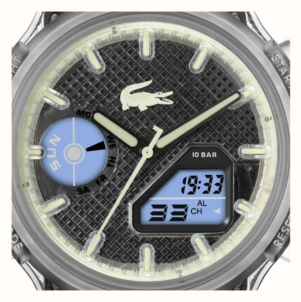 Lacoste LC33 Dual-Display Multifunction Silicone Strap 2011401 - KRISHNA WATCH COMPANY