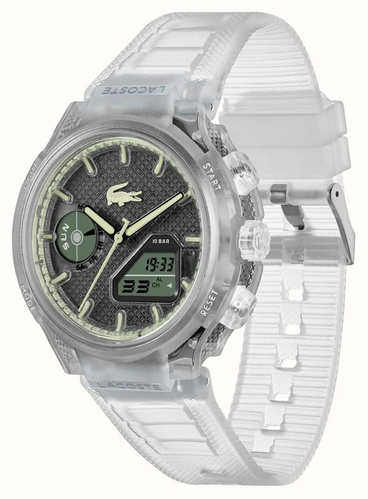 Lacoste LC33 Dual-Display Multifunction Silicone Strap 2011401 - KRISHNA WATCH COMPANY